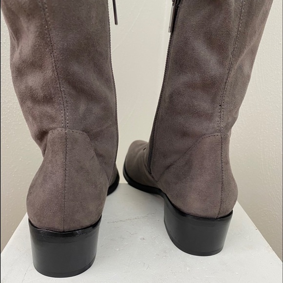 Soft Knee Hi Boot. Marc Fisher Ltd. Taupe. Sz 51/2 - Picture 2 of 13